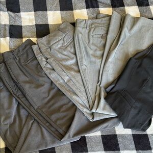 New York & Company Women’s Dress Pant Lot + Vest 12LONG